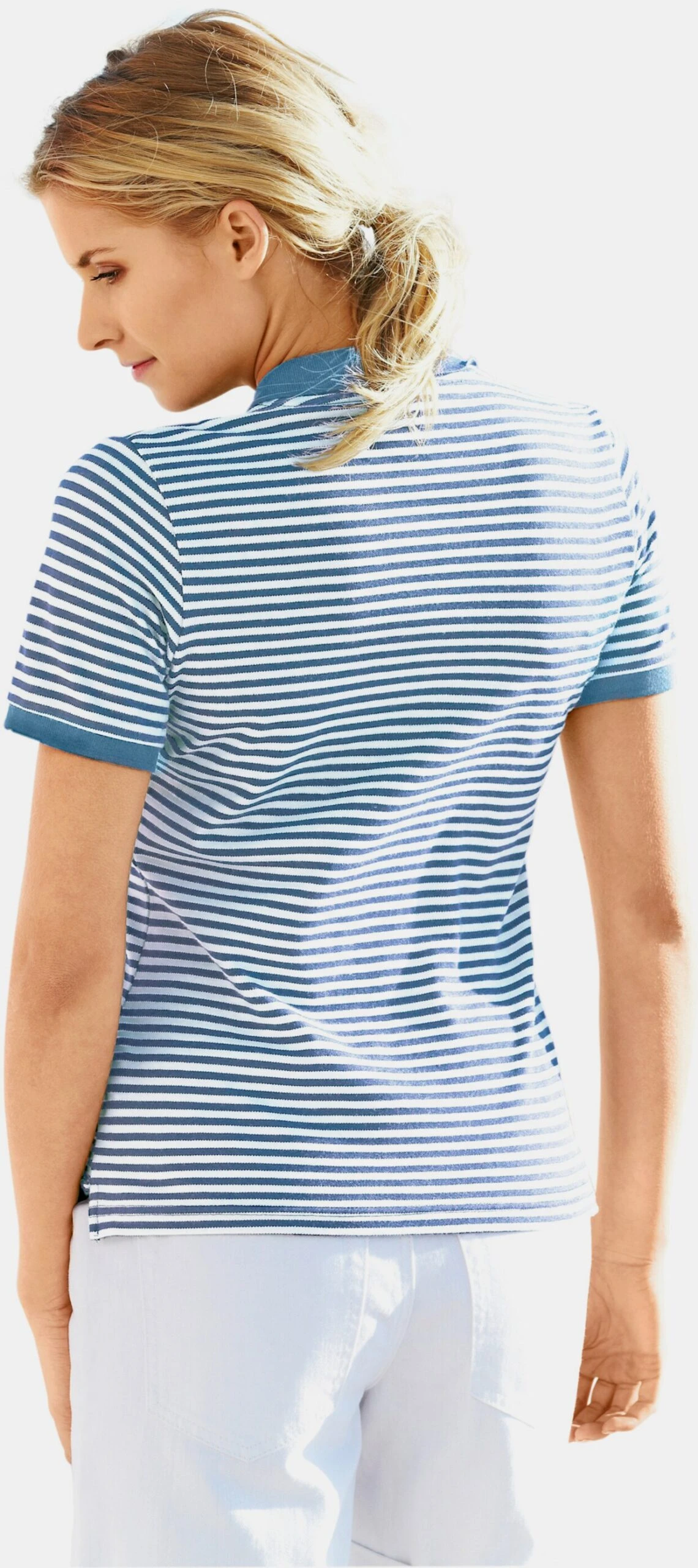 Heine Poloshirt In Bleu – Bild 2