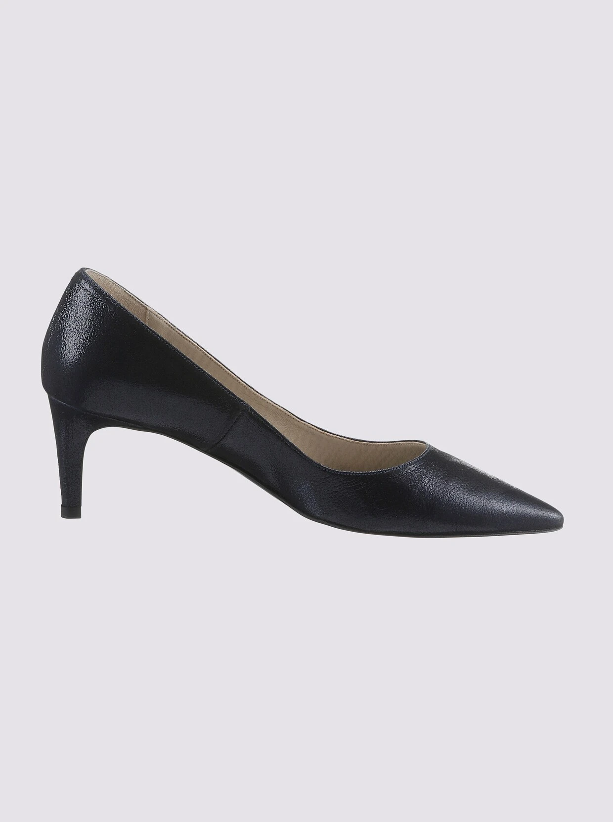 Heine Pumps In Blau-metallic – Bild 3