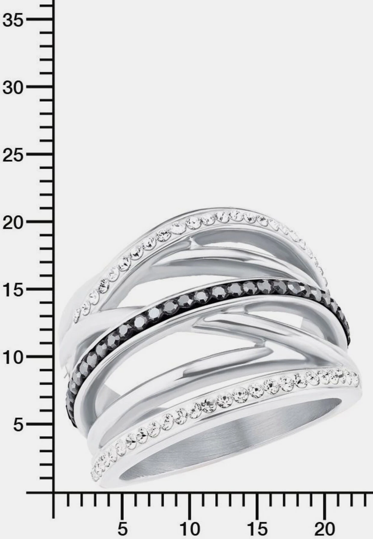 S.Oliver Fingerring In Edelstahlfarben – Bild 2