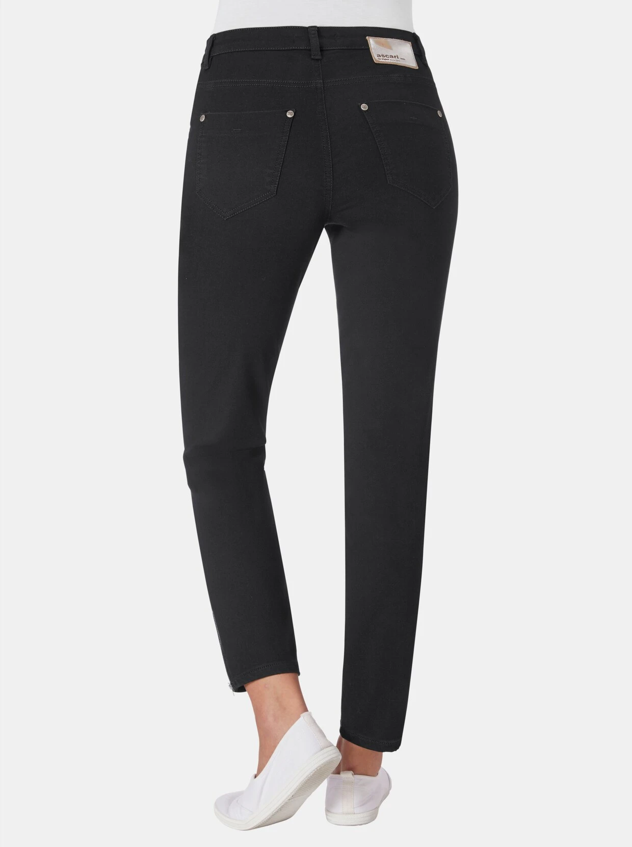 Ascari Stretch-Jeans In Schwarz – Bild 3