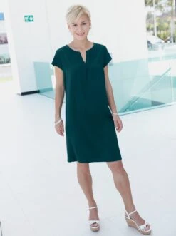 Tunikakleid In Dunkelgrün