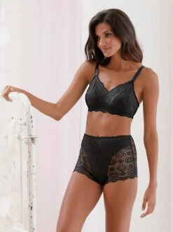 Wäschepur BH Ohne Bügel In Schwarz