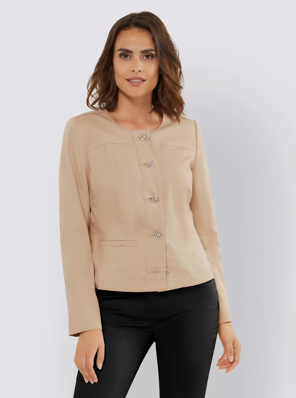 Heine Blazer In Beige – Bild 2