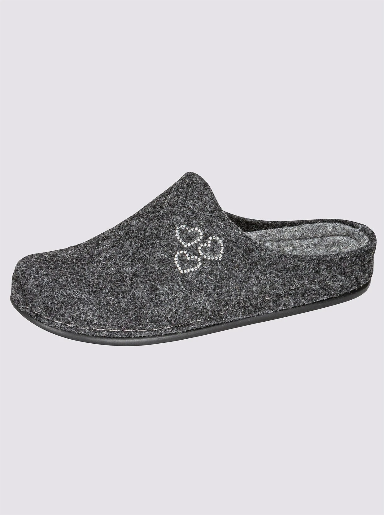 Dr. Feet Hausschuh In Anthrazit