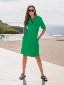 Heine Jersey-Kleid In Grasgrün