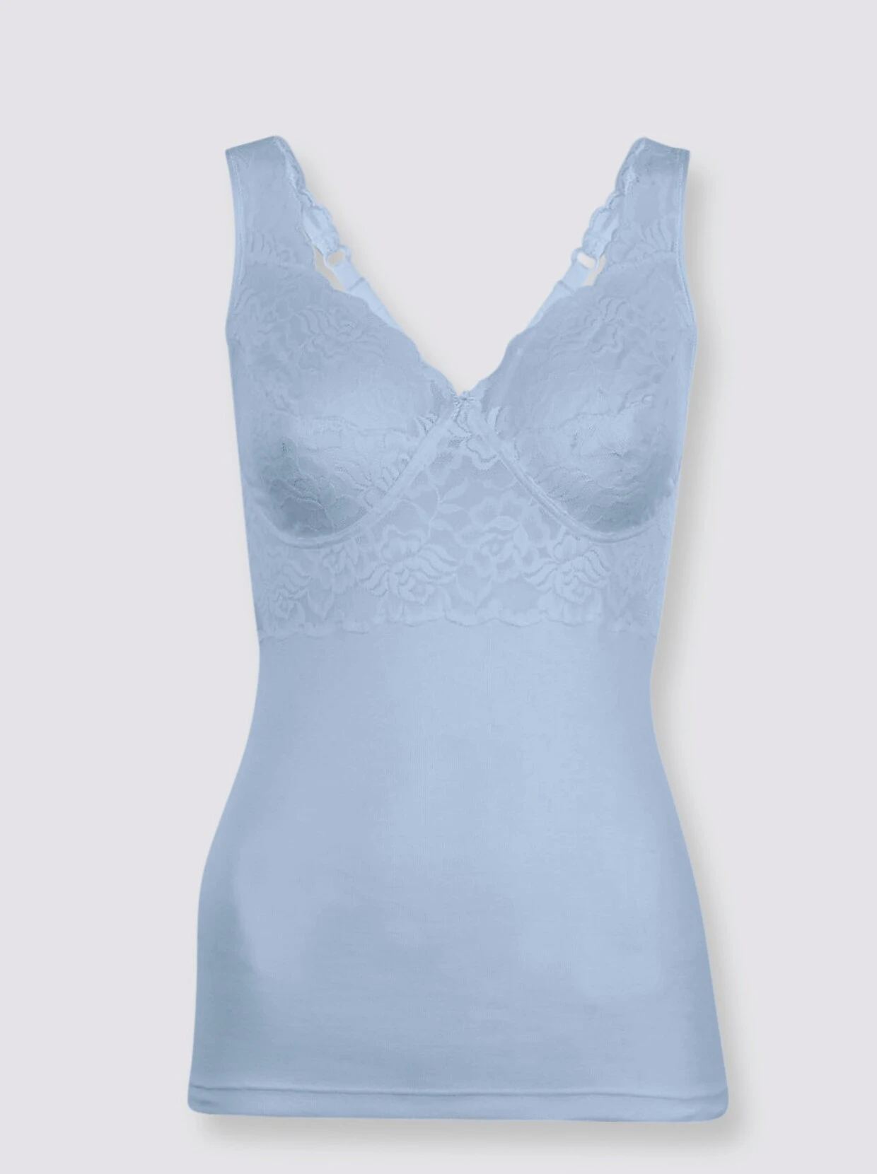 Wäschepur BH-Hemd In Bleu – Bild 3