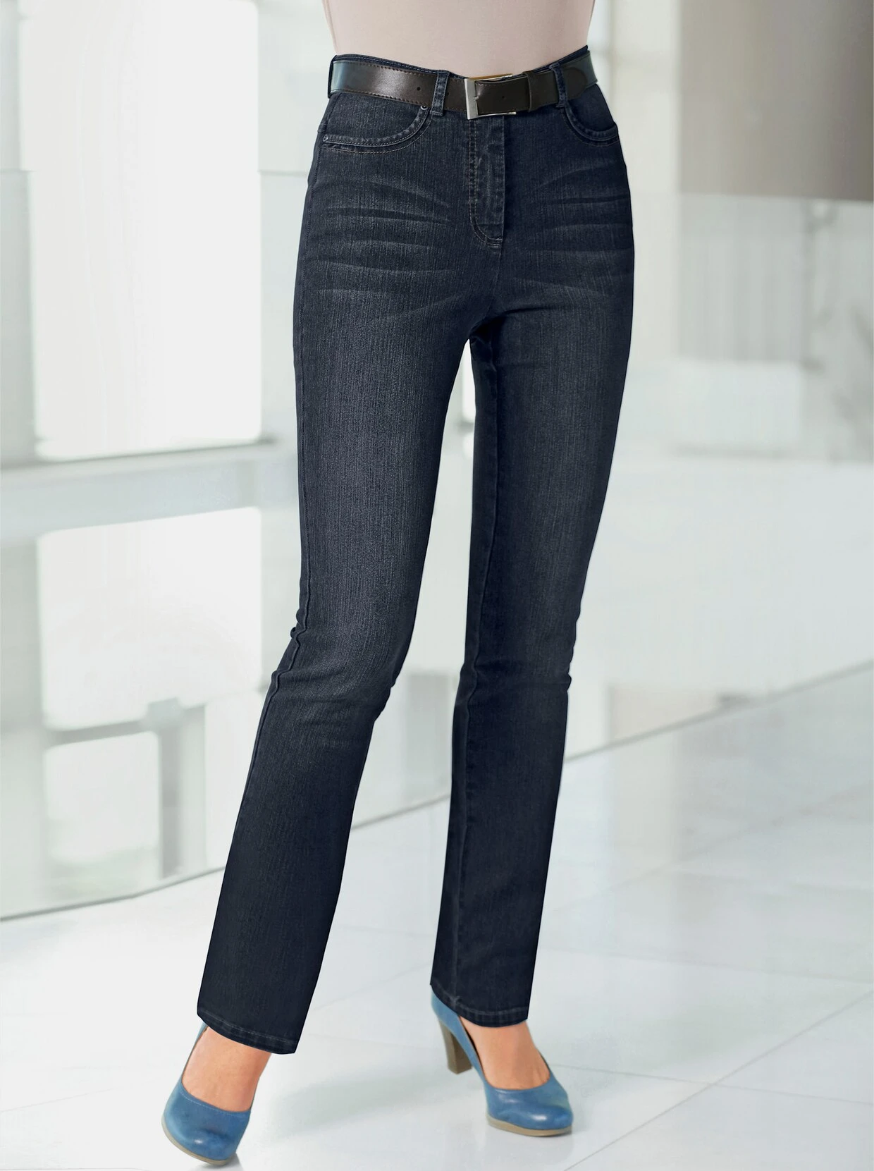 5-Pocket-Jeans In Dark Blue