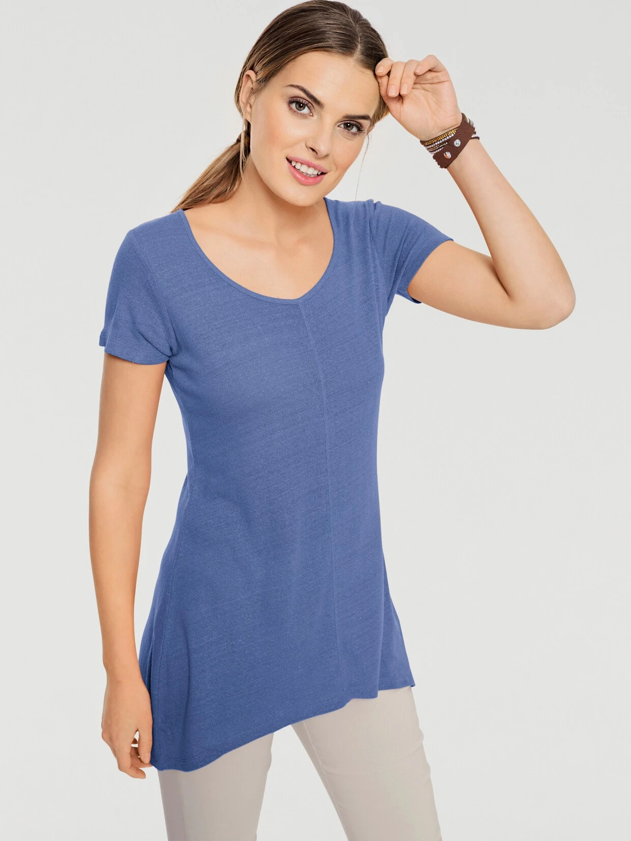 Heine Longshirt In Bleu – Bild 2
