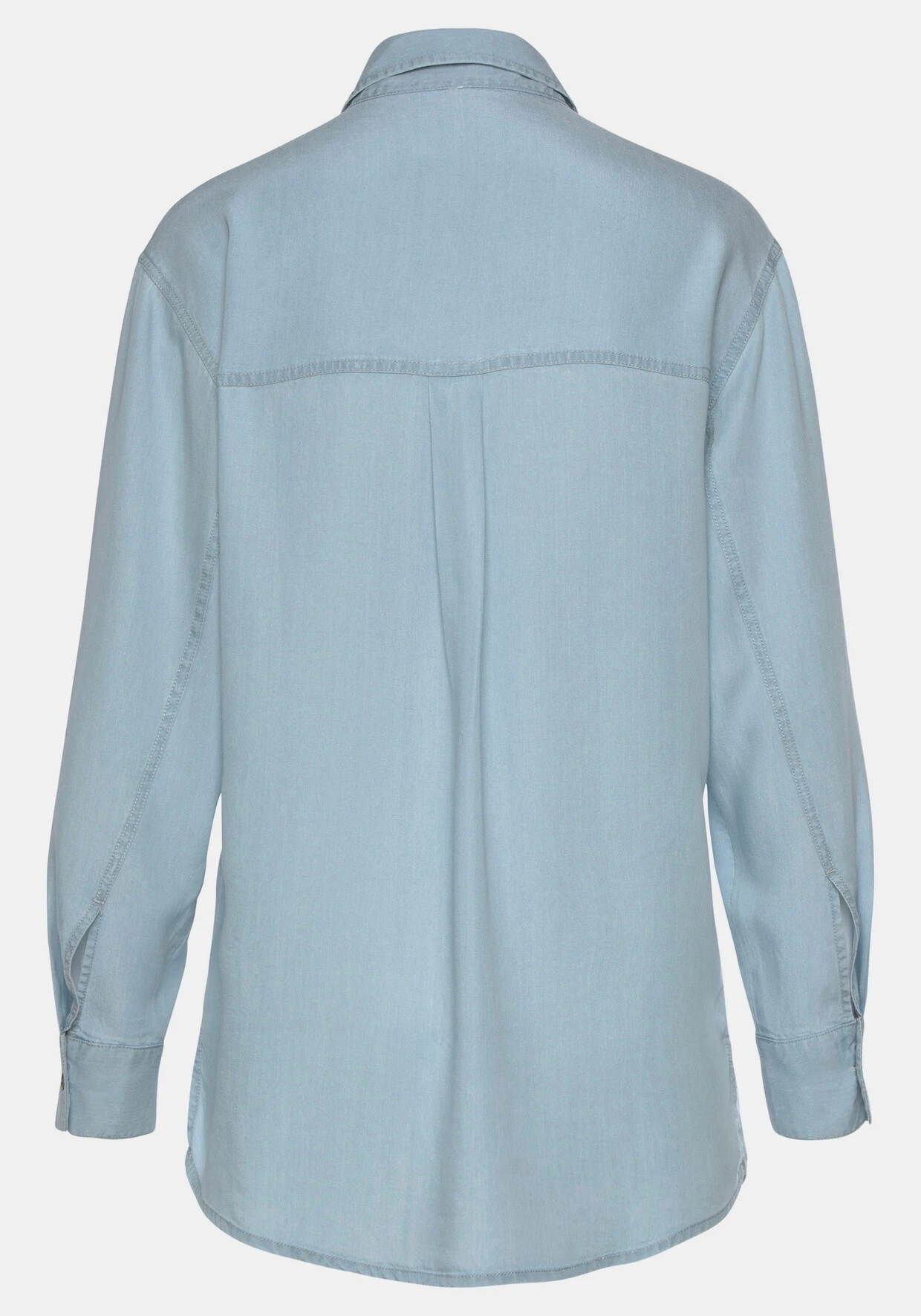 Vivance Langarmbluse In Blue Washed – Bild 3