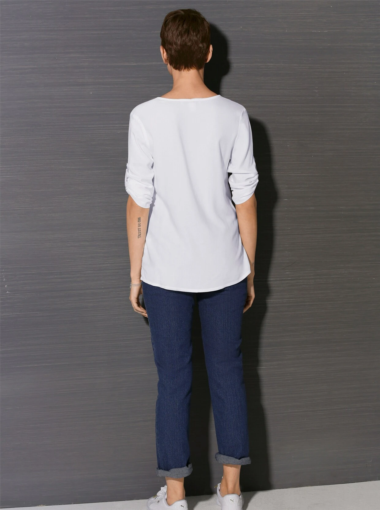 Stretch-Jeans In Blue-stone-washed – Bild 4