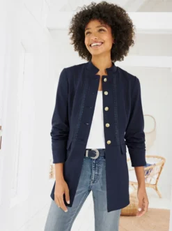 Heine Jersey-Blazer In Nachtblau