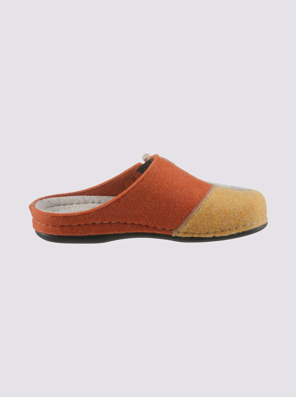 Dr. Feet Pantoffel In Orange – Bild 3