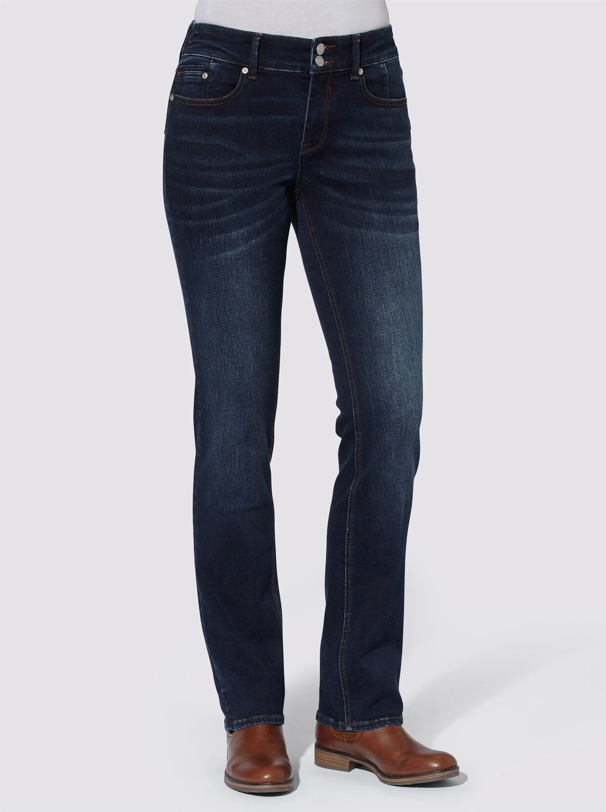 Jeans In Dark Blue