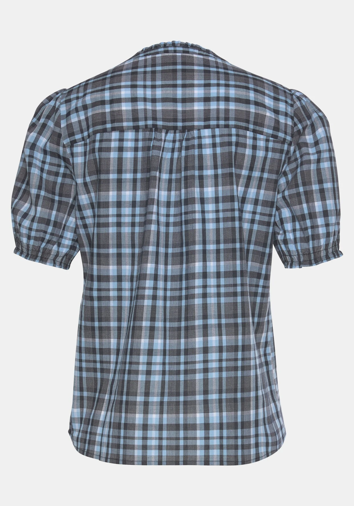 Vivance Karobluse In Blau-kariert – Bild 4