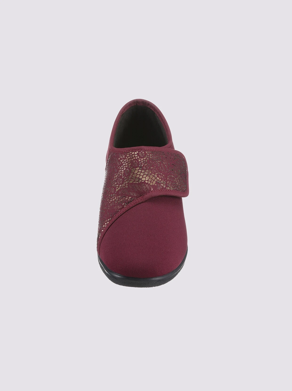 Hausschuh In Bordeaux – Bild 2