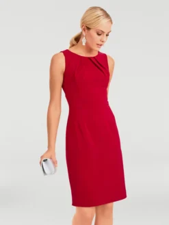 Heine Etuikleid In Rot