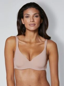 Wäschepur T-Shirt-BH Mit Bügel In Puder