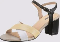 Heine Sandalette In Schwarz-beige