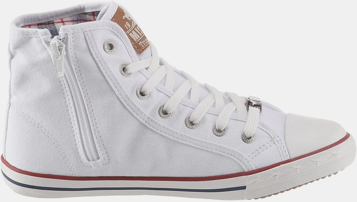 Mustang Shoes Sneaker In Weiß – Bild 6
