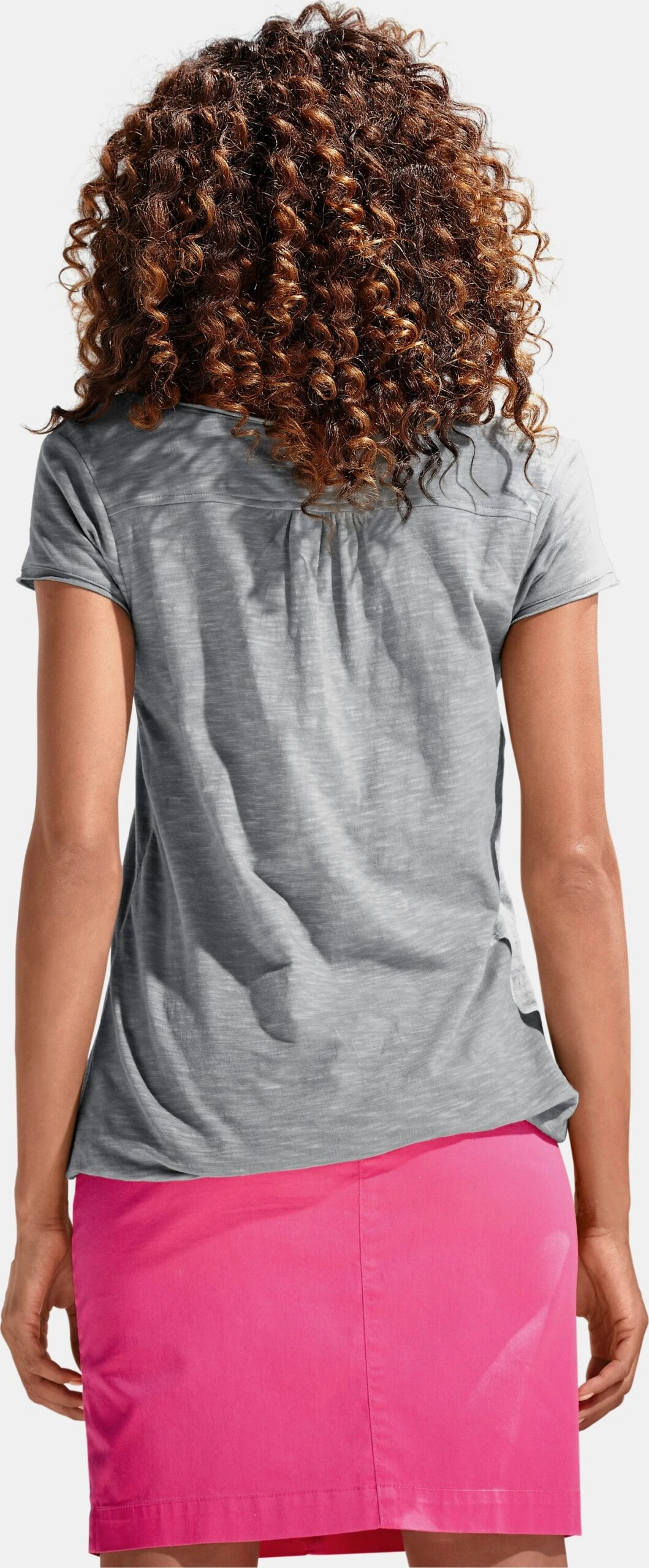 Heine Rundhals-Shirt In Grau – Bild 2