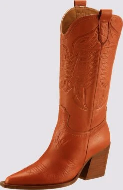 Heine Stiefel In Rostbraun