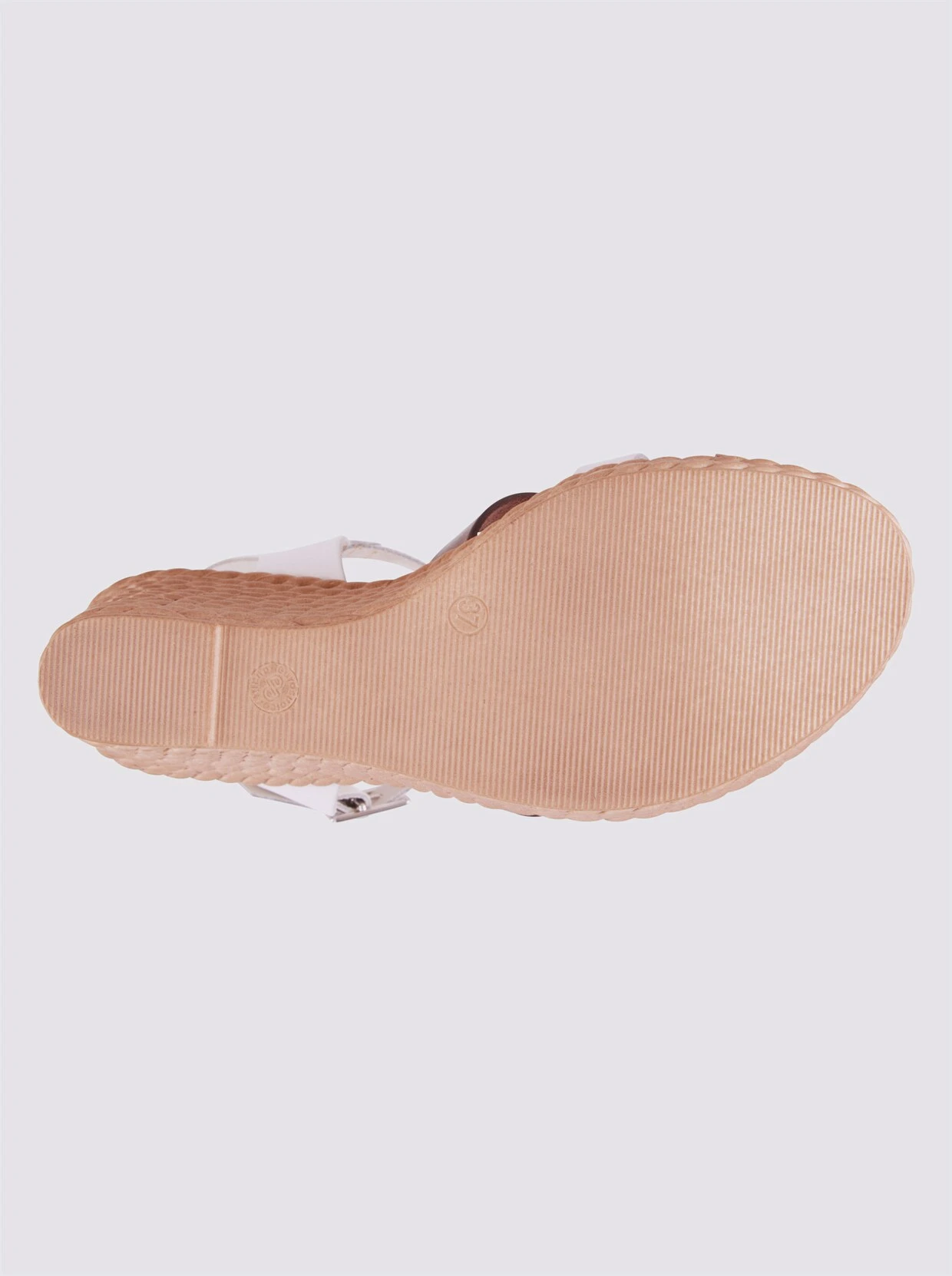 Heine Sandalette In Weiß-braun – Bild 6