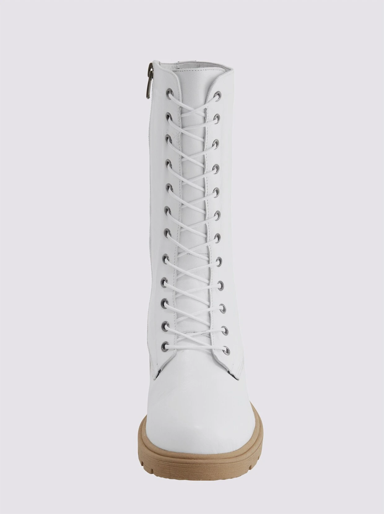 Andrea Conti Schnürstiefel In Weiß – Bild 2
