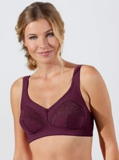 Susa Minimizer-BH Ohne Bügel In Aubergine