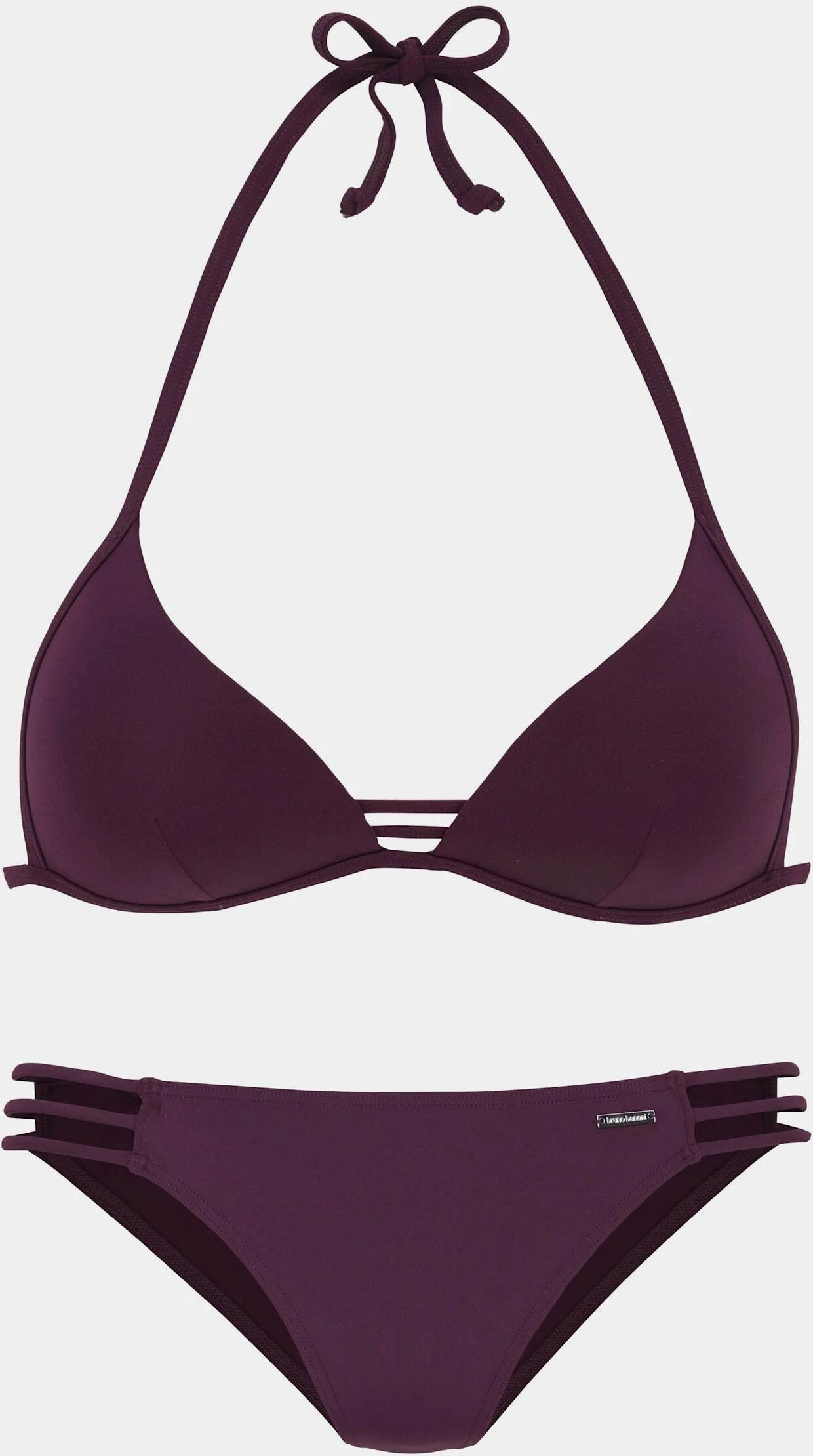 Bruno Banani Triangel-Bikini In Bordeaux – Bild 2