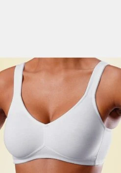 Petite Fleur Bügelloser BH In Petrol+weiß