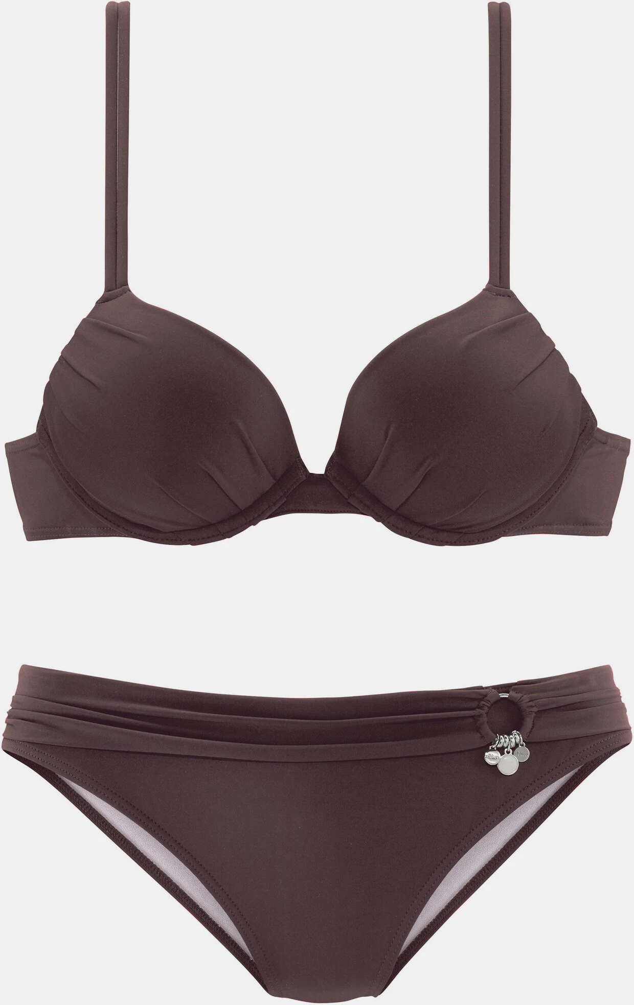 S.Oliver Push-Up-Bikini In Braun