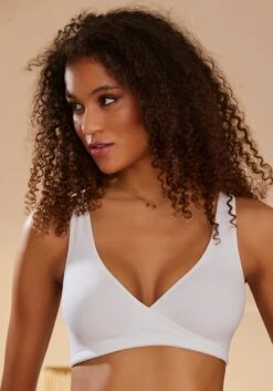 Petite Fleur Soft-BH In Schwarz+weiß