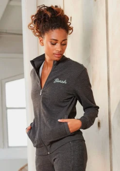 Bench. Sweatjacke In Anthrazit-melange