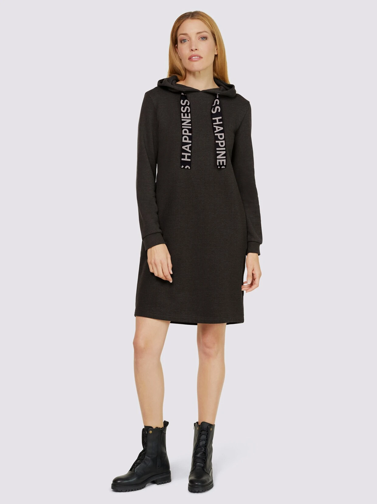 Heine Jersey-Kleid In Graphit-meliert – Bild 2