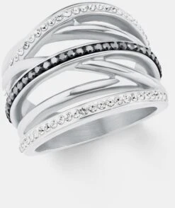 S.Oliver Fingerring In Edelstahlfarben