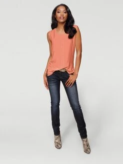 Heine Shirttop In Koralle