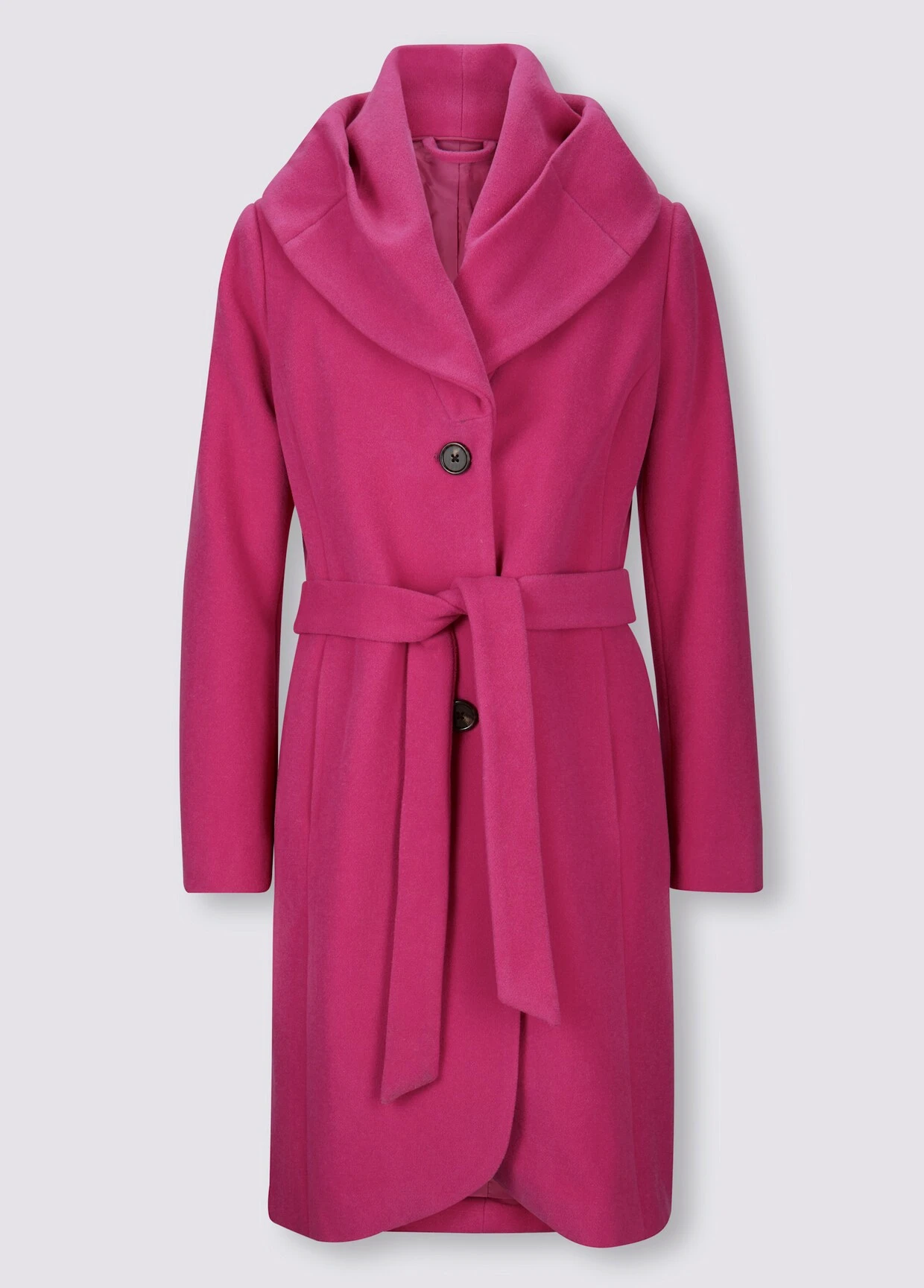 Heine Mantel In Magenta – Bild 4