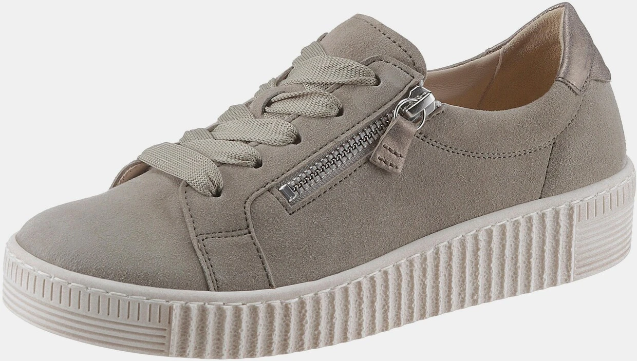 Gabor Plateausneaker In Hellkhaki