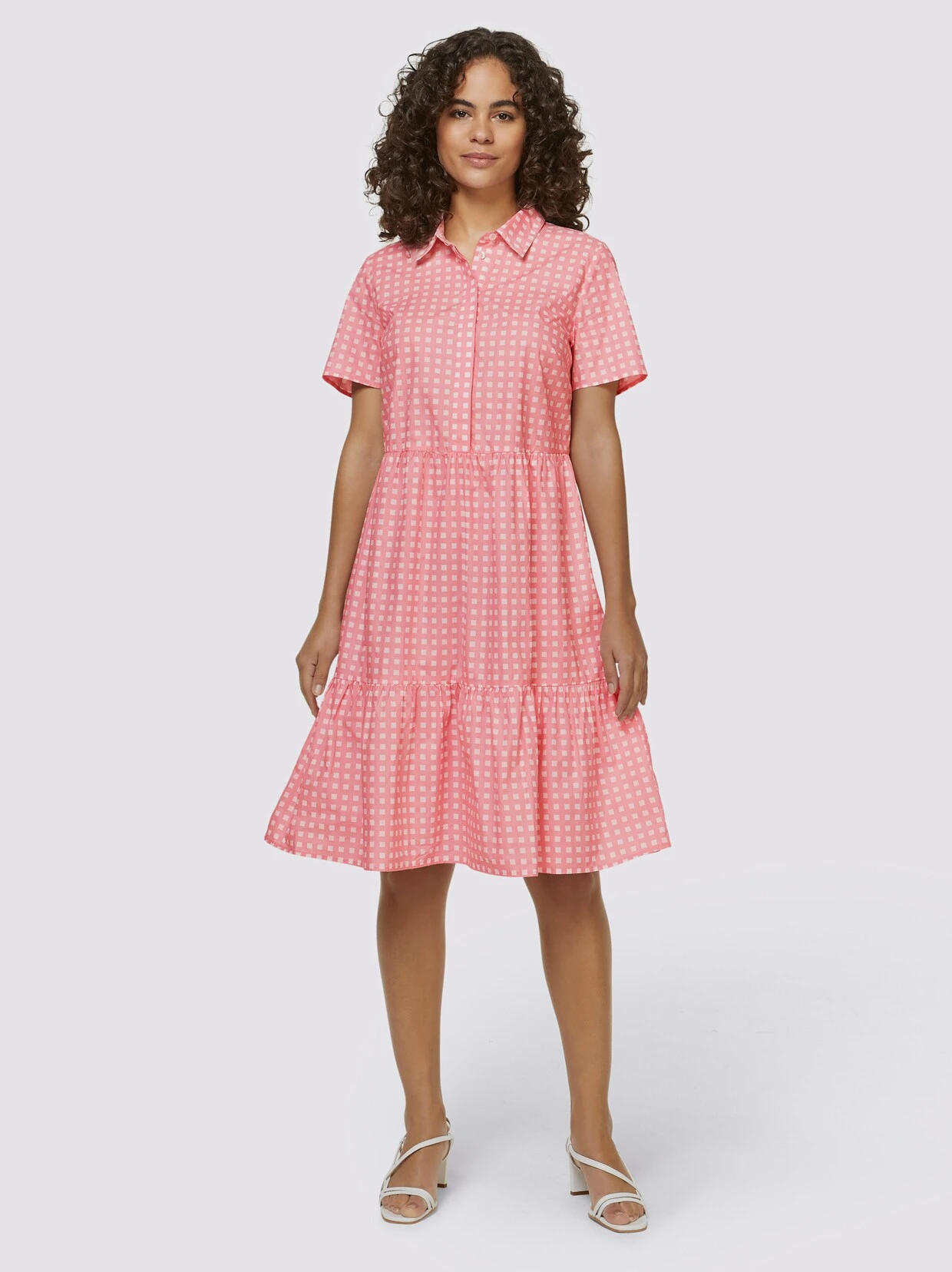 Heine Kleid In Rosenquarz-weiß-gemustert – Bild 2