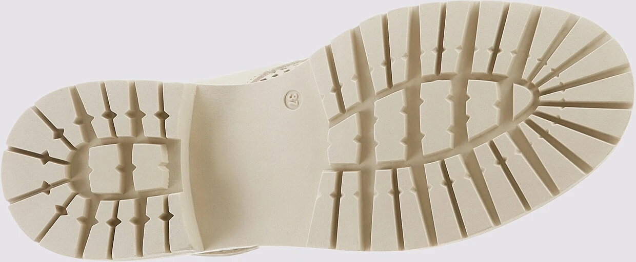 Heine Schnürstiefelette In Ecru – Bild 6