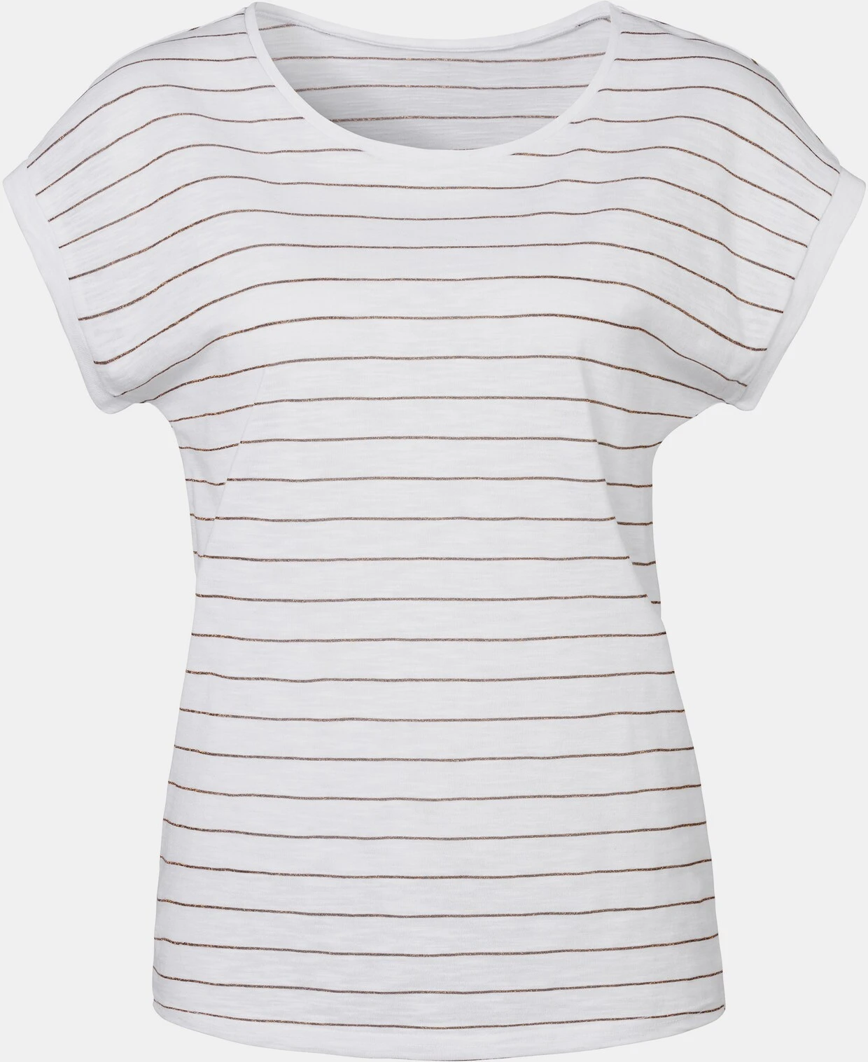 Vivance T-Shirt In Weiß, Schwarz – Bild 2