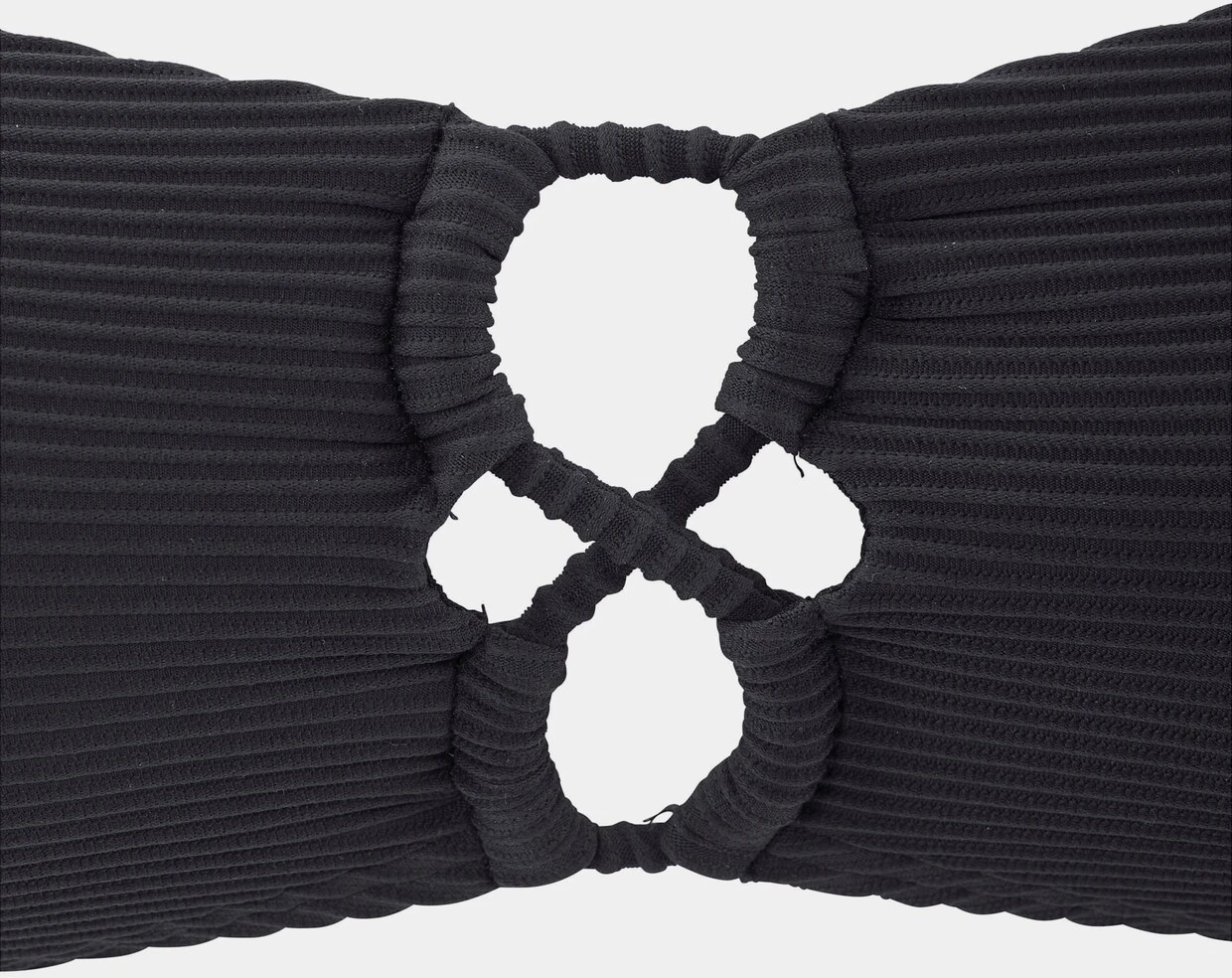 Sunseeker Bandeau-Bikini-Top In Schwarz – Bild 5