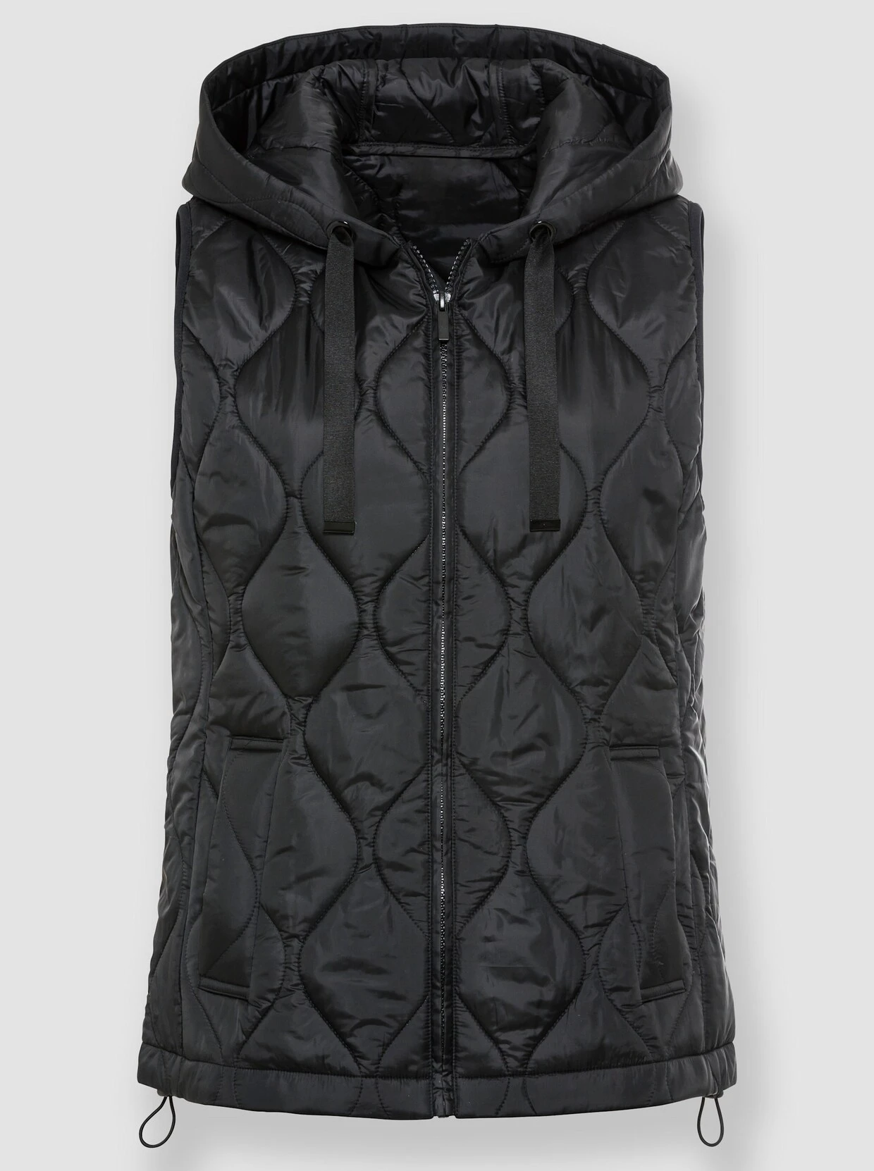 Heine Mantel In Schwarz-weiß-gemustert – Bild 6