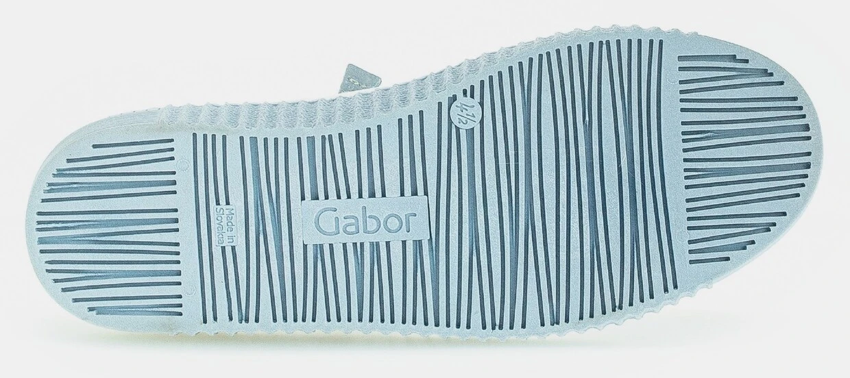 Gabor Plateausneaker In Weiß-hellblau – Bild 5
