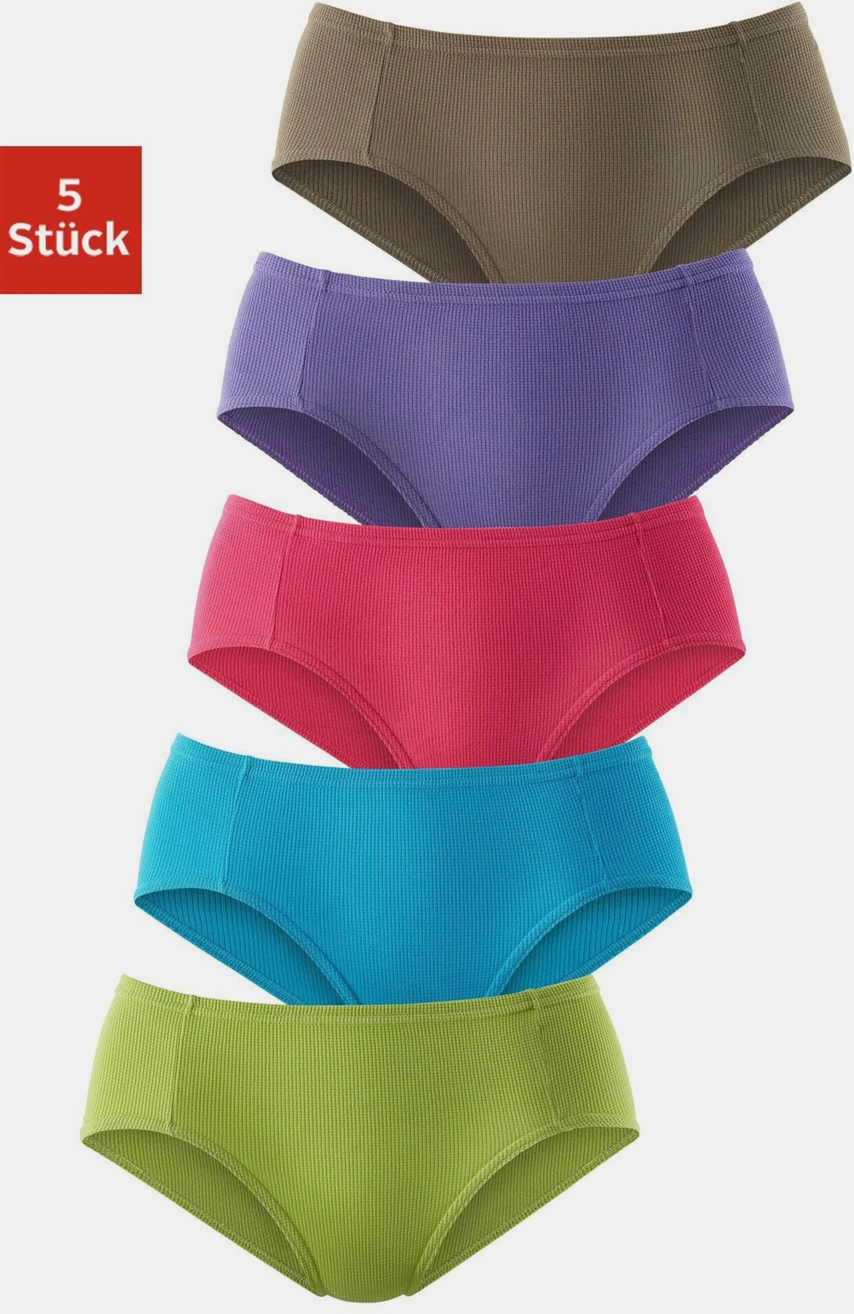 Petite Fleur Jazz-Pants Slips In Grün, Türkis, Pink, Lila, Olivgrün