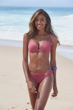 Sunseeker Push-Up-Bikini-Top In Rostrot