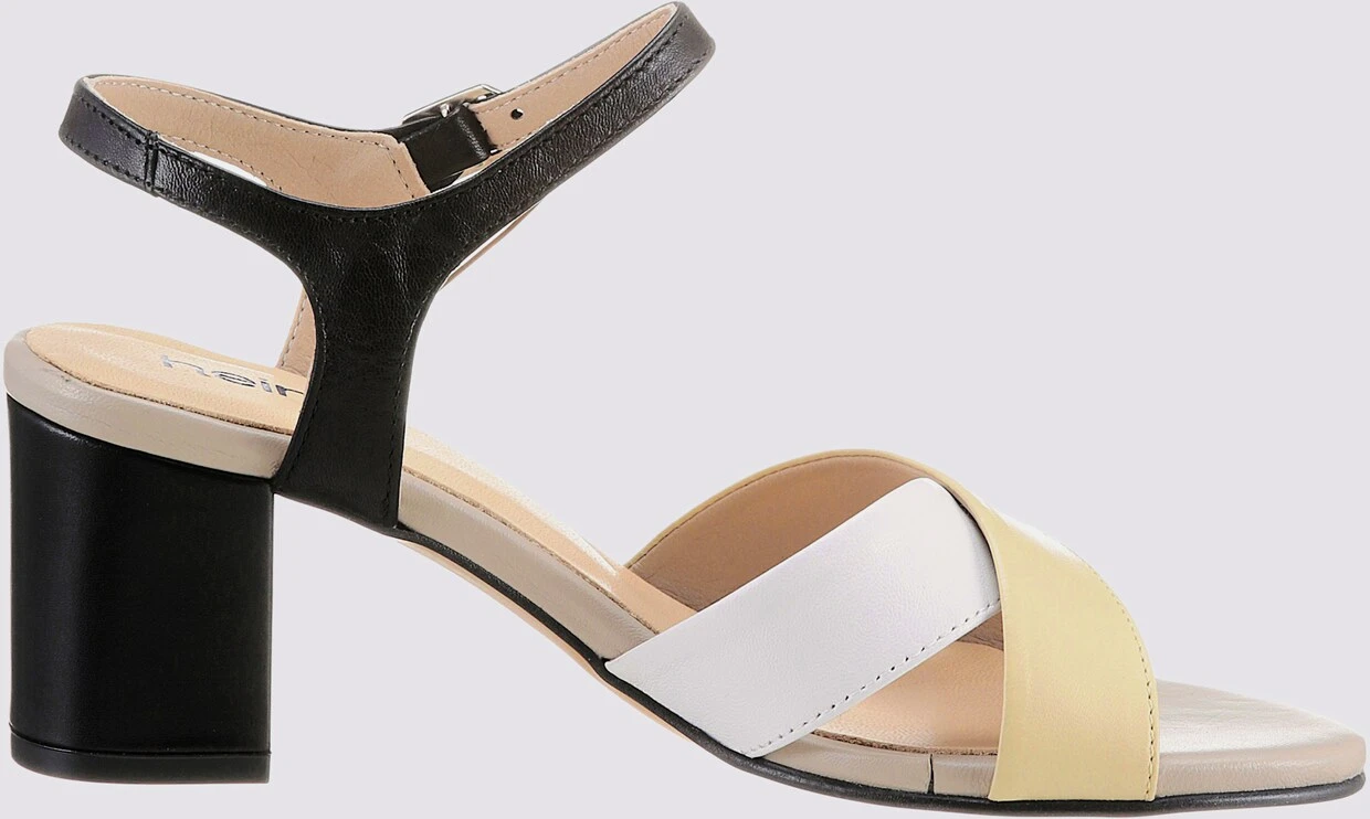 Heine Sandalette In Schwarz-beige – Bild 3