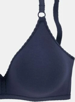 Petite Fleur Bralette-BH In Marine+weiß
