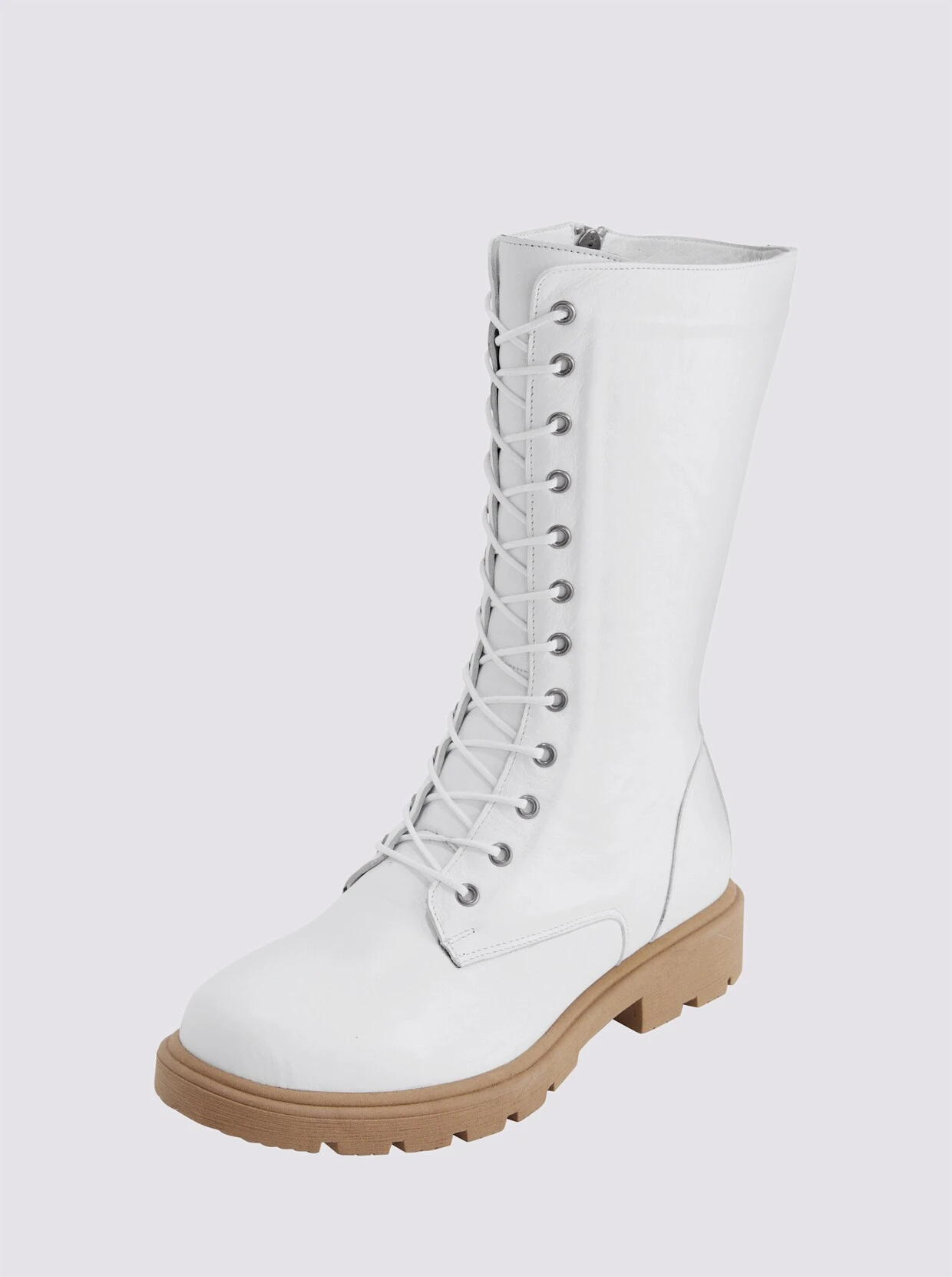 Andrea Conti Schnürstiefel In Weiß