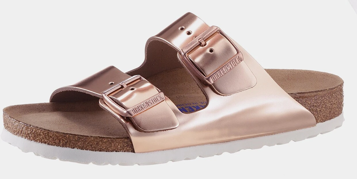 Birkenstock Pantolette In Kupfer